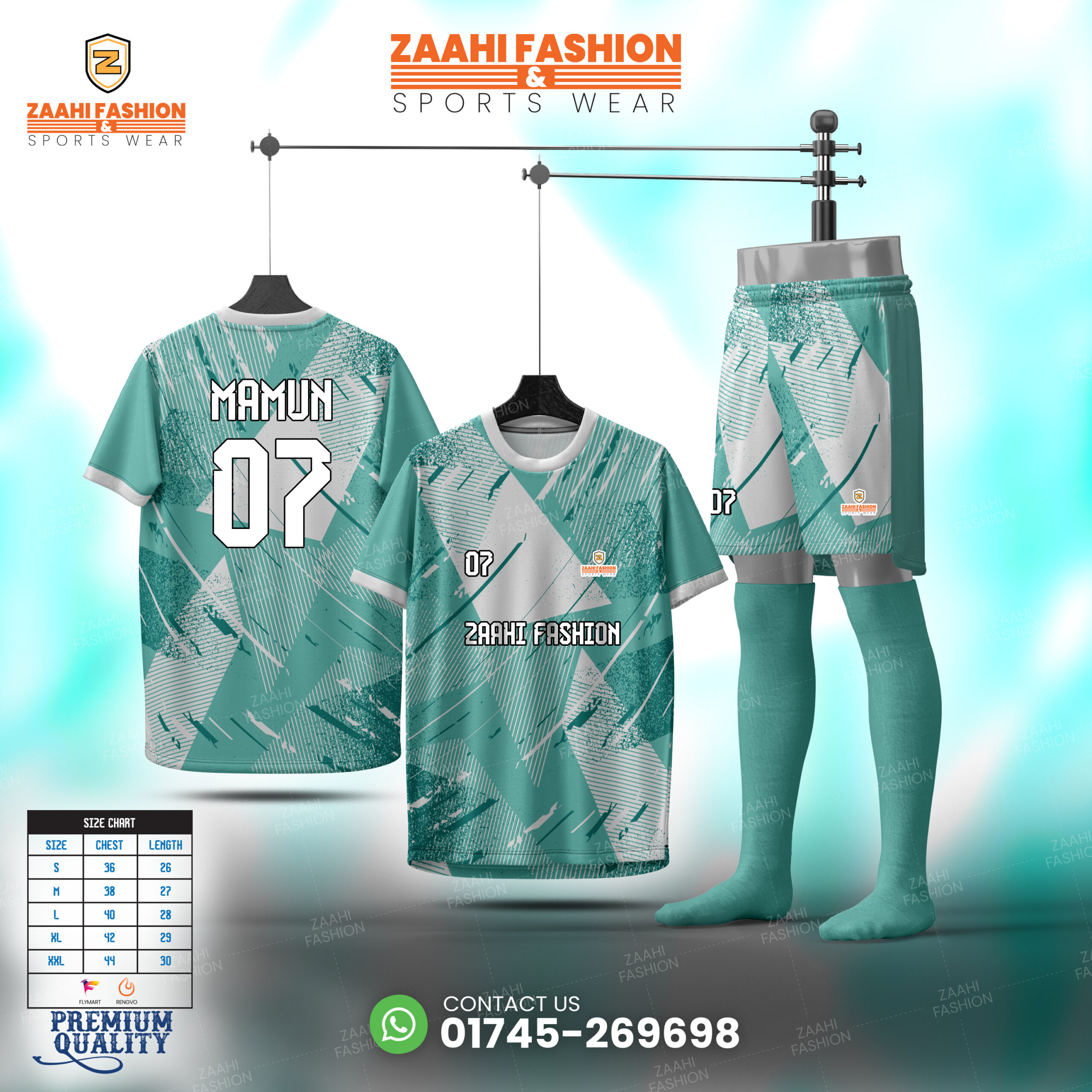 Zaahi Pant (13) (1) Custom Team Jersey & Shorts Set - Image 1